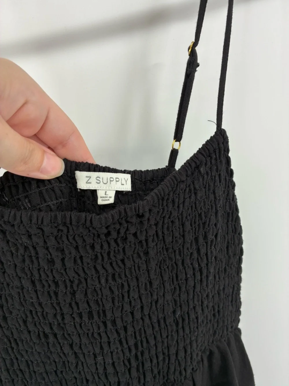 Z Supply Black Smocked Bodice Maxi Dress - Women - Picture 4 of 9